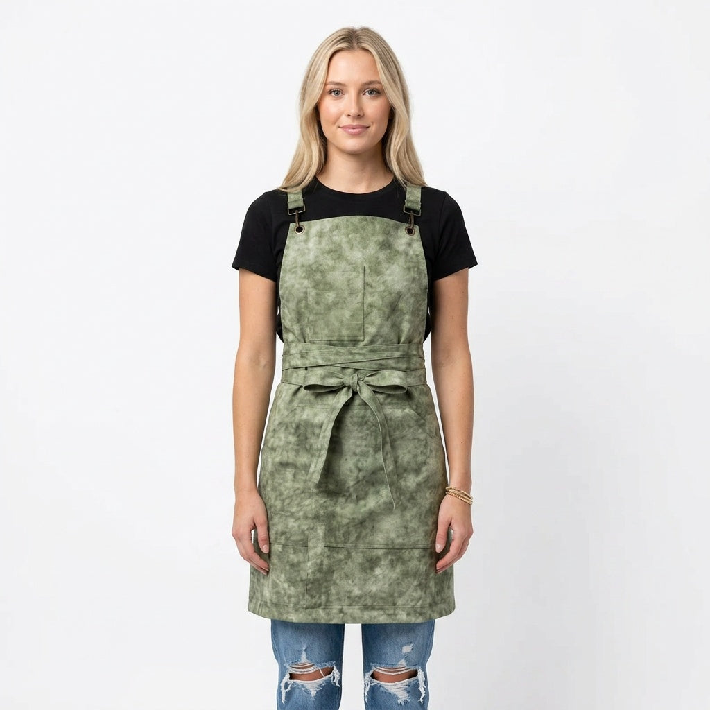Bloom green apron by jclark designed