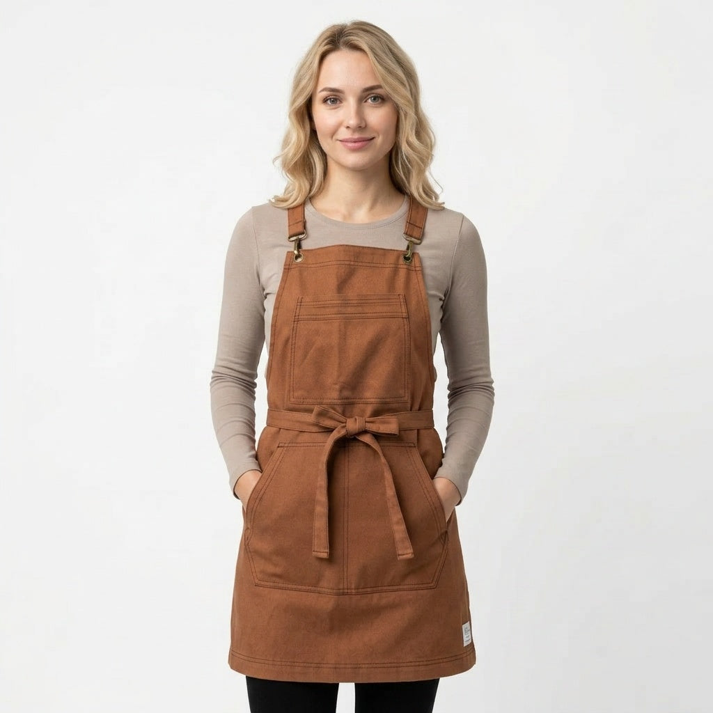 Brown Terracotta apron