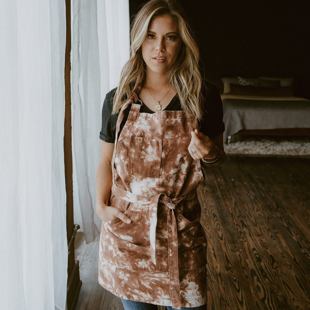 Rustic blast apron front view