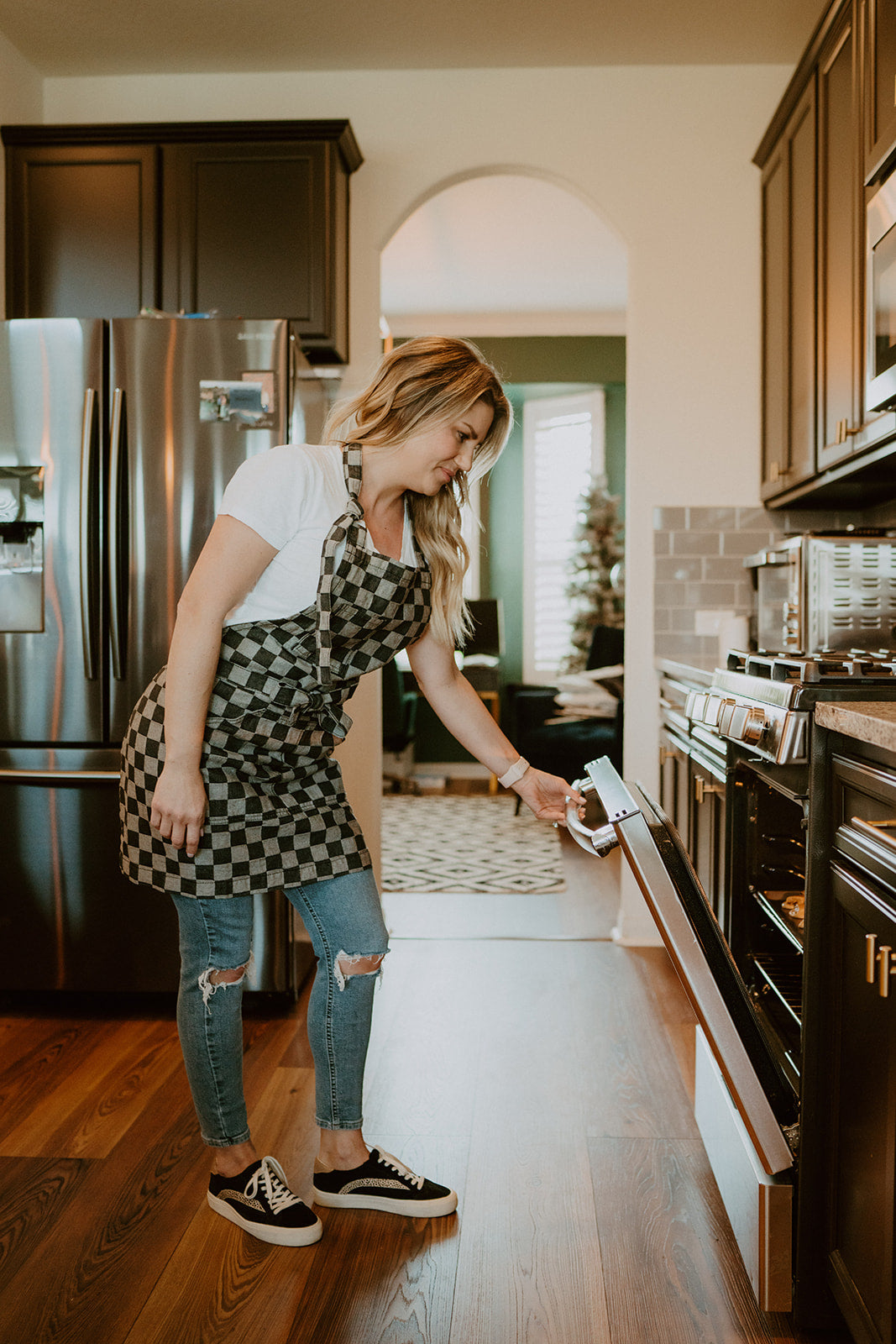 Checkered Apron