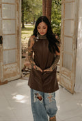 Full Leather Apron Cross-back Snap PRE ORDER