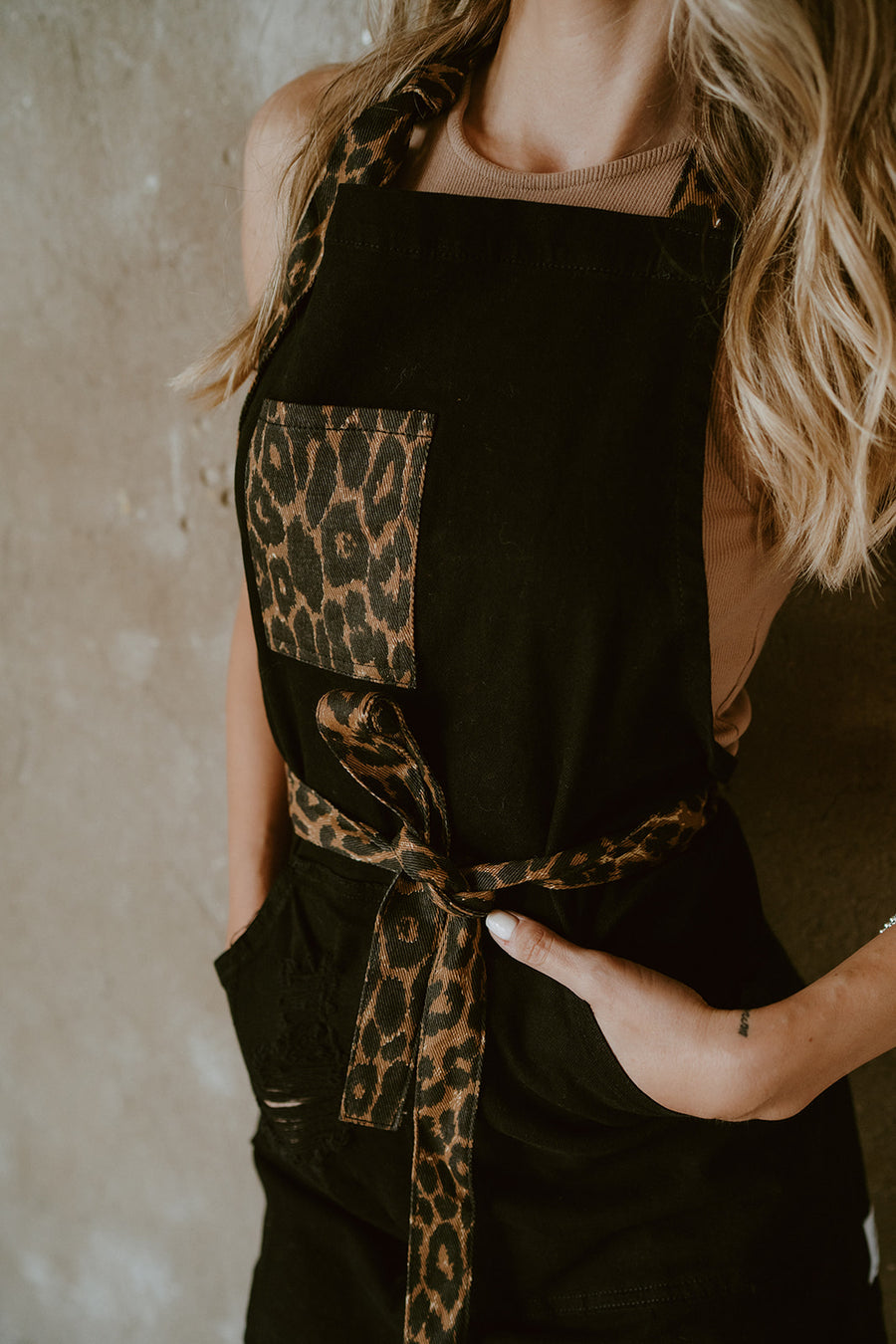 Leopard Two Tone Apron