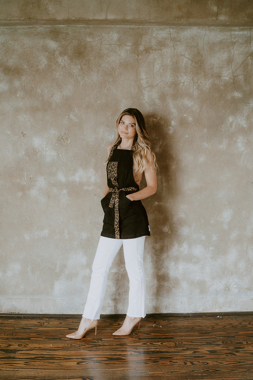 Leopard Two Tone Apron