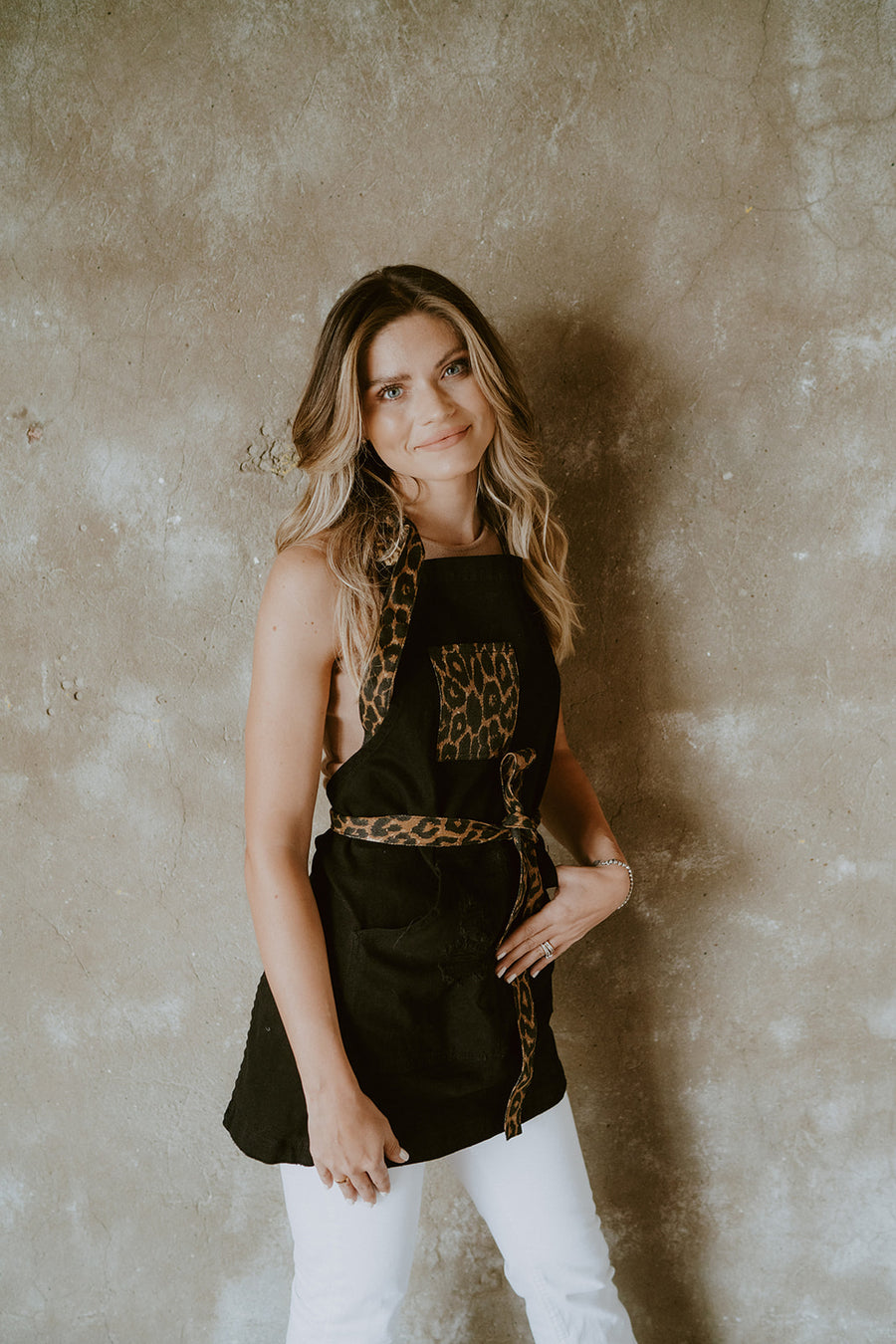 Leopard Two Tone Apron